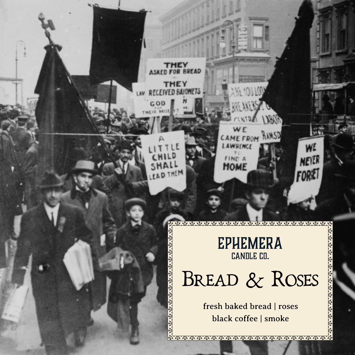 Bread & Roses Wax Melts | Fresh Bread, Roses, Black Coffee, Smoke