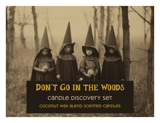 Don't Go in the Woods Horror Inspired Candle Discovery Set