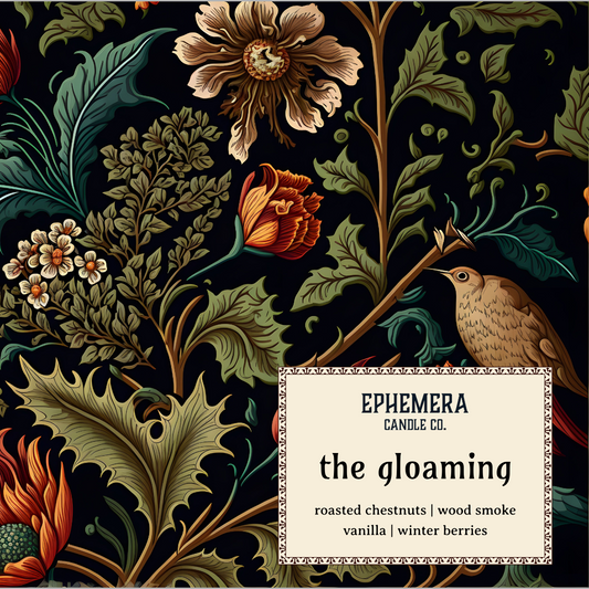The Gloaming Wax Melts | Roasted Chestnuts, Wood Smoke, Vanilla, Winter Berries