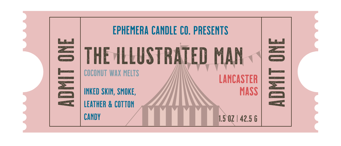 The Illustrated Man | Dark Ink, Leather, Smoke & Cotton Candy