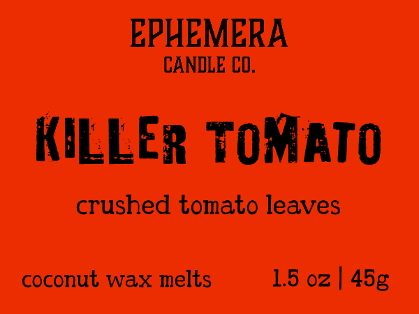 Killer Tomato Wax Melts | Crushed Tomato Leaves
