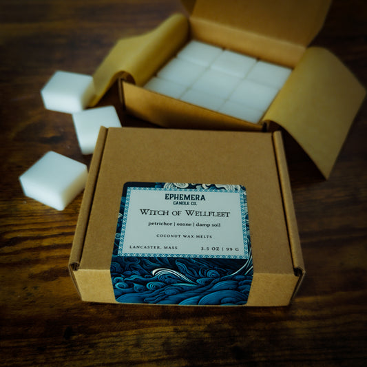Witch of Wellfleet Wax Melts | Petrichor, Ozone, Fresh Earth, Stormy Seas