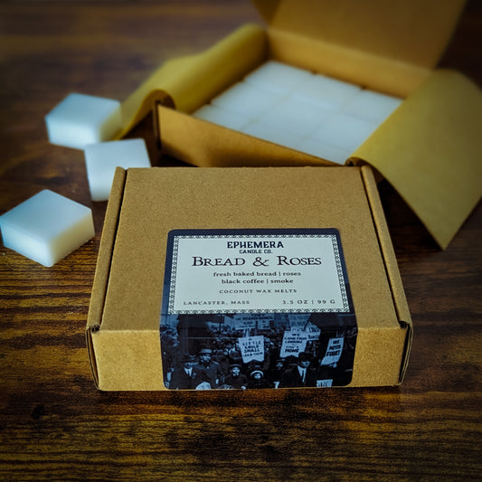 Bread & Roses Wax Melts | Fresh Bread, Roses, Black Coffee, Smoke