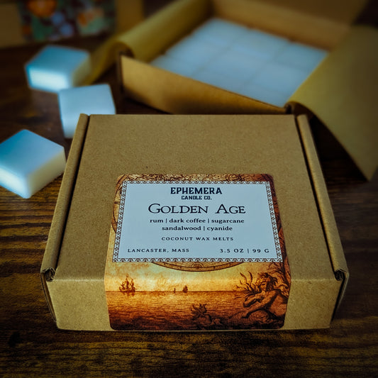Golden Age Wax Melts | Rum, Dark Coffee, Sandalwood, Sugarcane