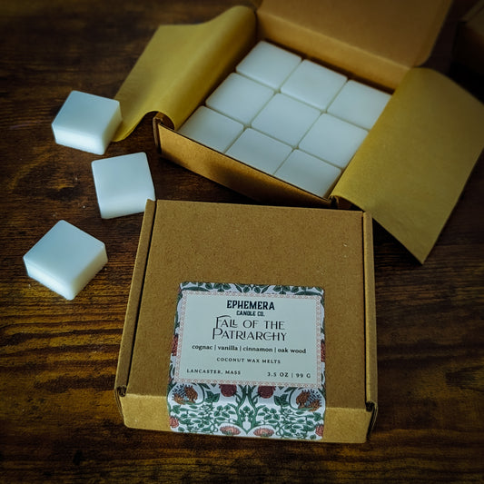 Fall of the Patriarchy Wax Melts | Cognac, Oak, Cinnamon, Warm Vanilla
