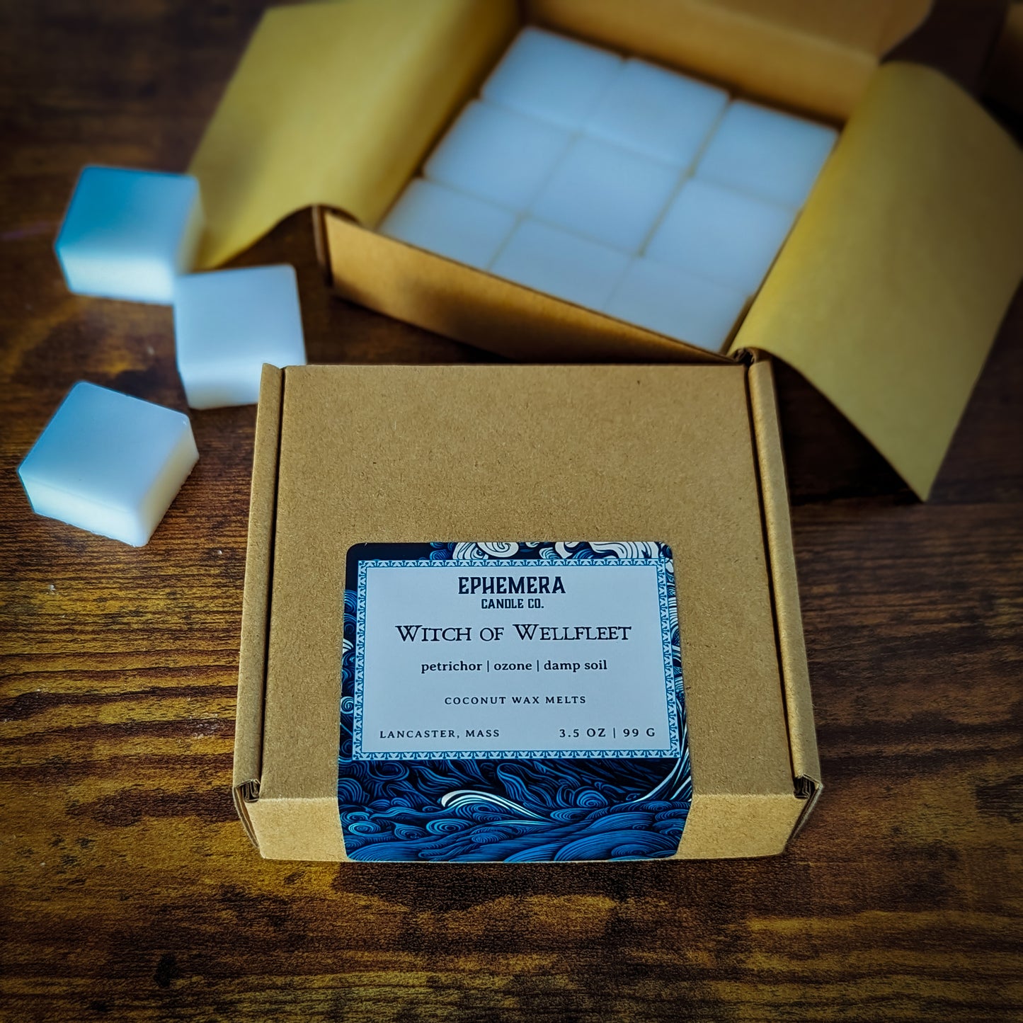 Witch of Wellfleet Wax Melts | Petrichor, Ozone, Fresh Earth, Stormy Seas