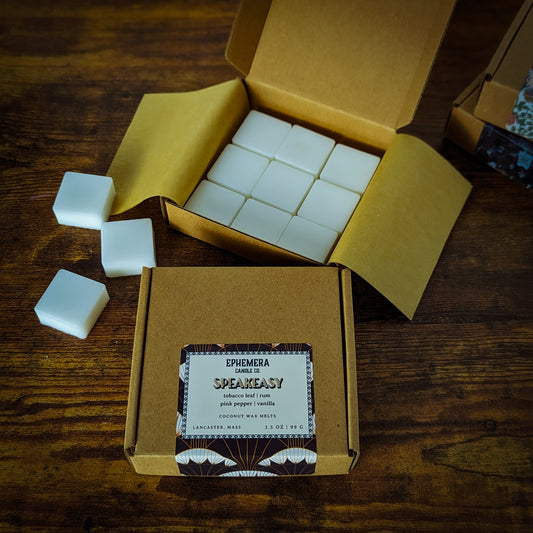 Speakeasy Wax Melts | Dark Rum, Tobacco Leaf, Vanilla & Pink Pepper