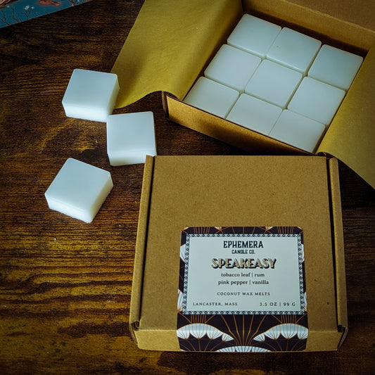Speakeasy Wax Melts | Dark Rum, Tobacco Leaf, Vanilla & Pink Pepper