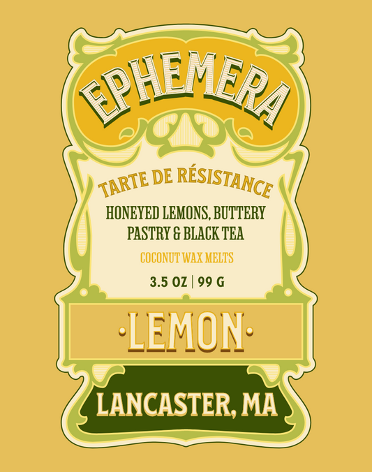 Tarte de Résistance Lemon | Sweet Lemons, Pastry, Black Tea