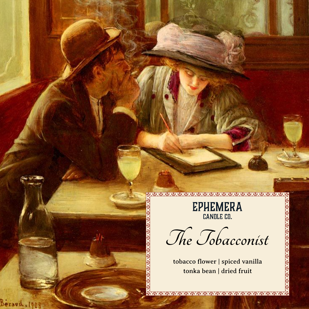 The Tobacconist Wax Melts | Tobacco Flowers, Spiced Vanilla, Tonka Bean, & Dried Fruit