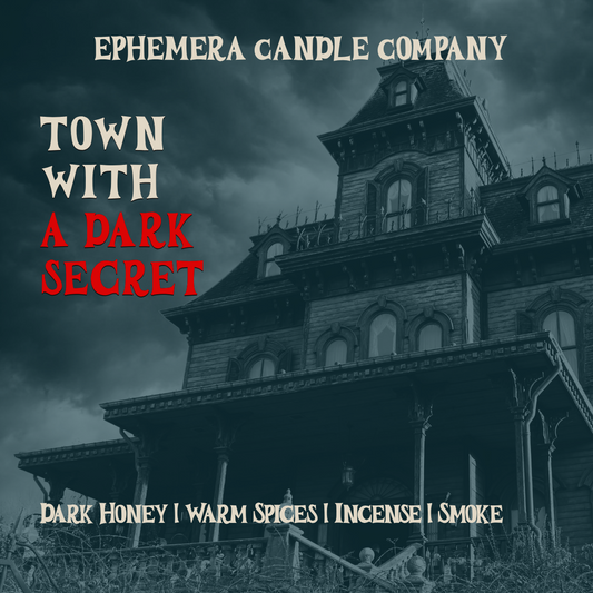 Town with a Dark Secret Wax Melts | Dark Honey, Warm Spices, Incense, Smoke
