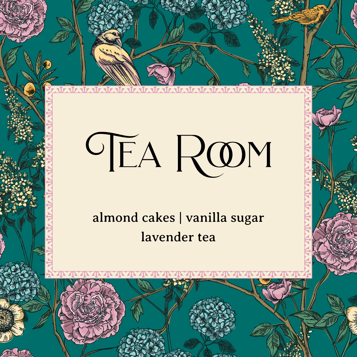 Tea Room Wax Melts | Almond Macarons, Vanilla Icing, Lavender Tea