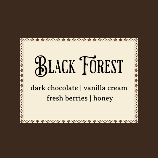 Black Forest Wax Melts | Dark Chocolate, Fresh Berries, Vanilla Cream & Honey