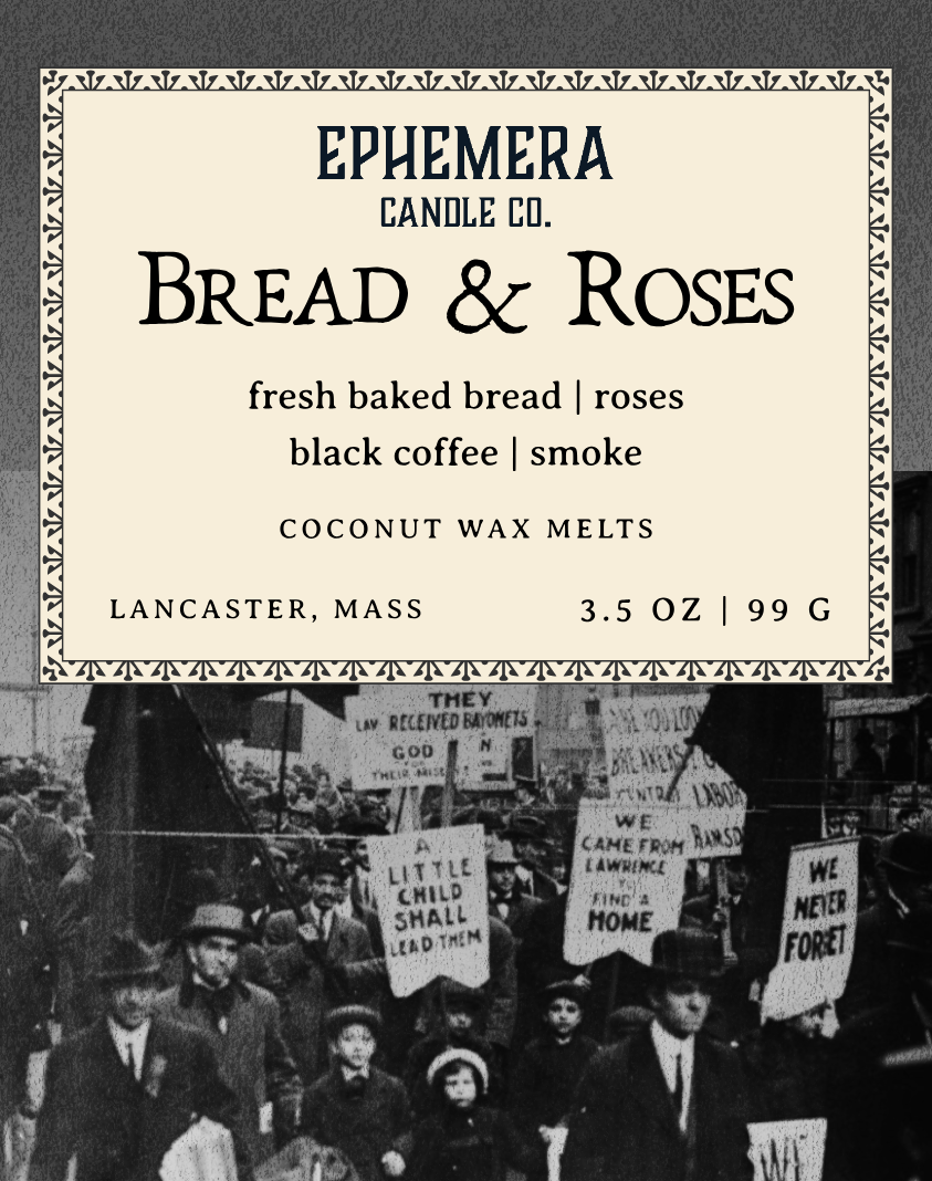 Bread & Roses Wax Melts | Fresh Bread, Roses, Black Coffee, Smoke
