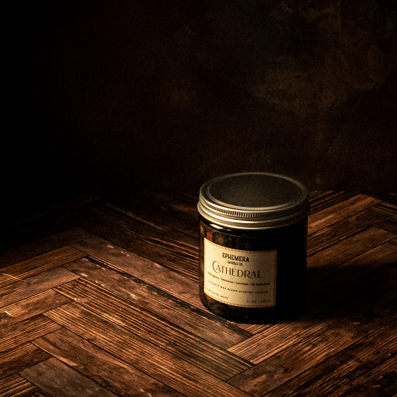 Cathedral | Mahogany, Beeswax, Incense & Lit Matches