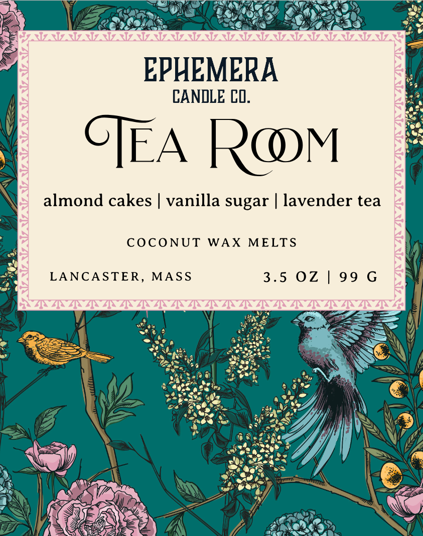 Tea Room Wax Melts | Almond Macarons, Vanilla Icing, Lavender Tea