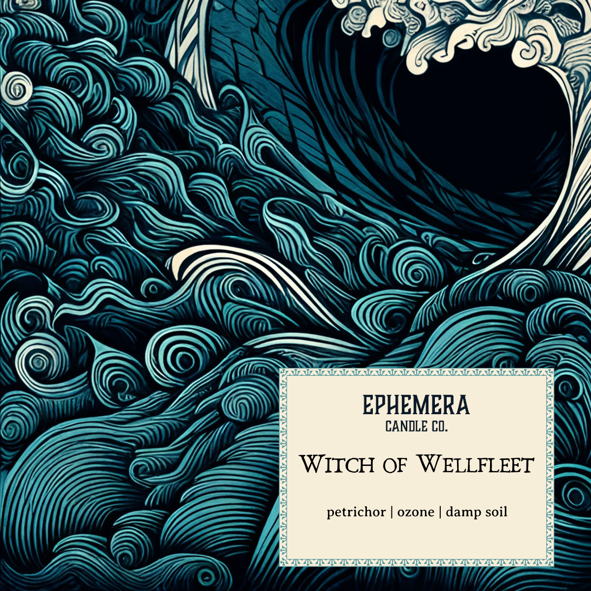 Witch of Wellfleet Wax Melts | Petrichor, Ozone, Fresh Earth, Stormy Seas