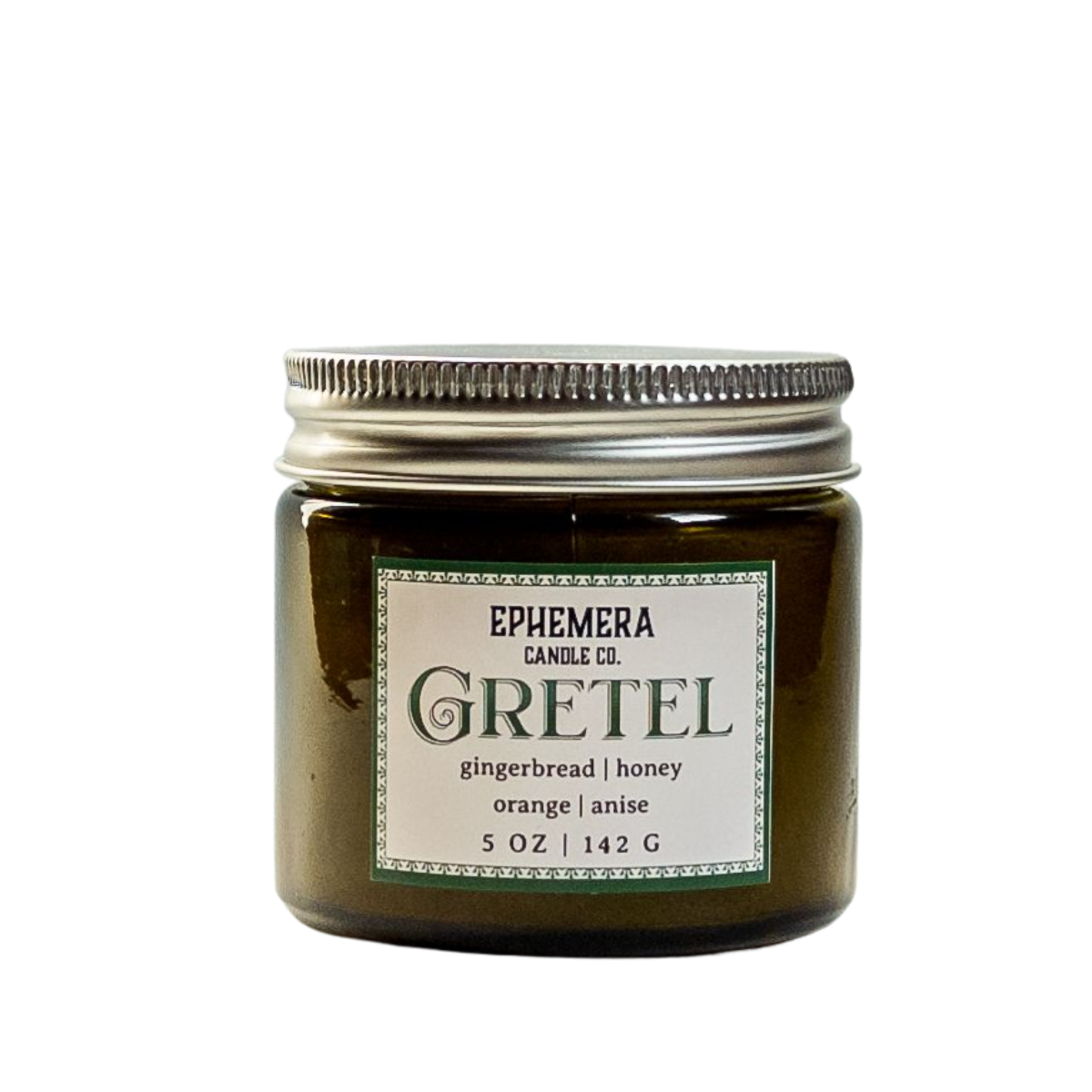 Gretel wood wick candle - gingerbread, honey, citrus & spice