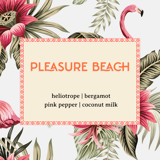 Pleasure Beach Wax Melts | Citrus, Pink Pepper, Coconut, Ylang-Ylang