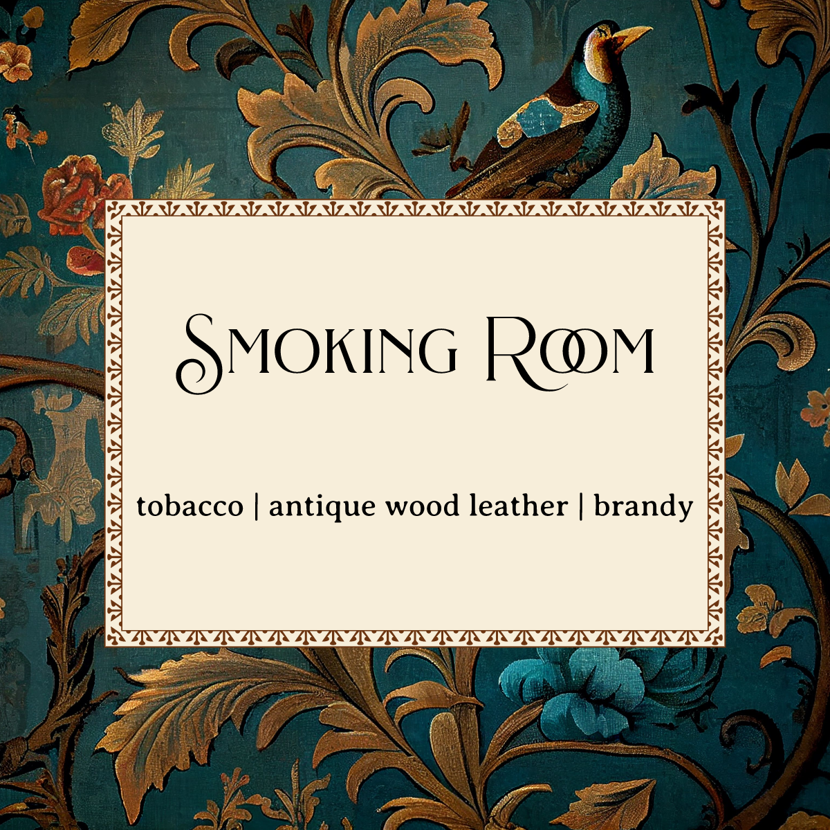 Smoking Room Wax Melts | Bergamot, Leather, Tobacco & Brandy